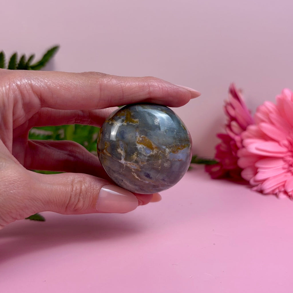 Sea Jasper Palm Stone | G