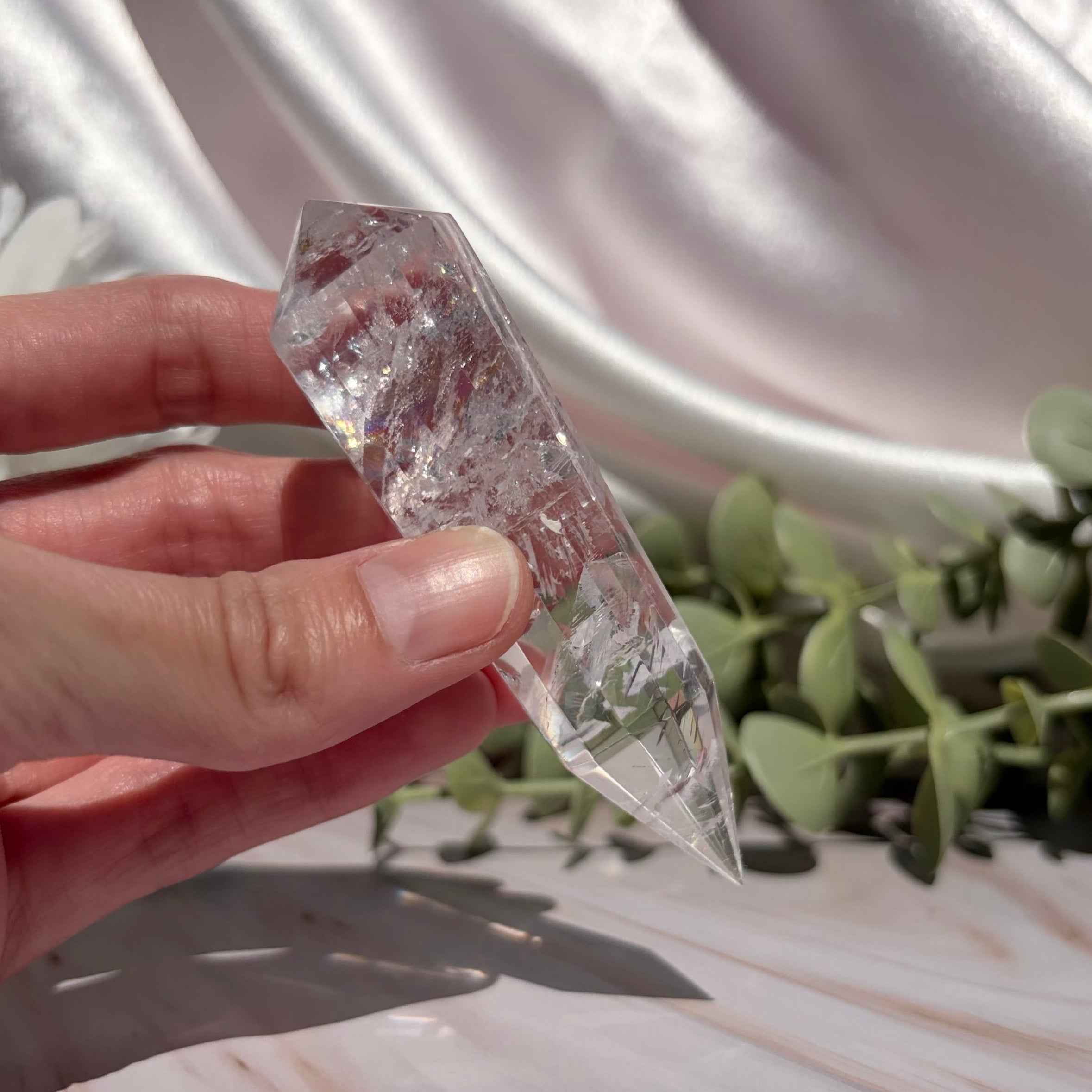 Clear Quartz Rainbow Vogels