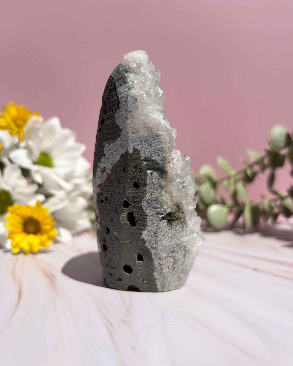Sparkling Diamond Apophyllite Clusters