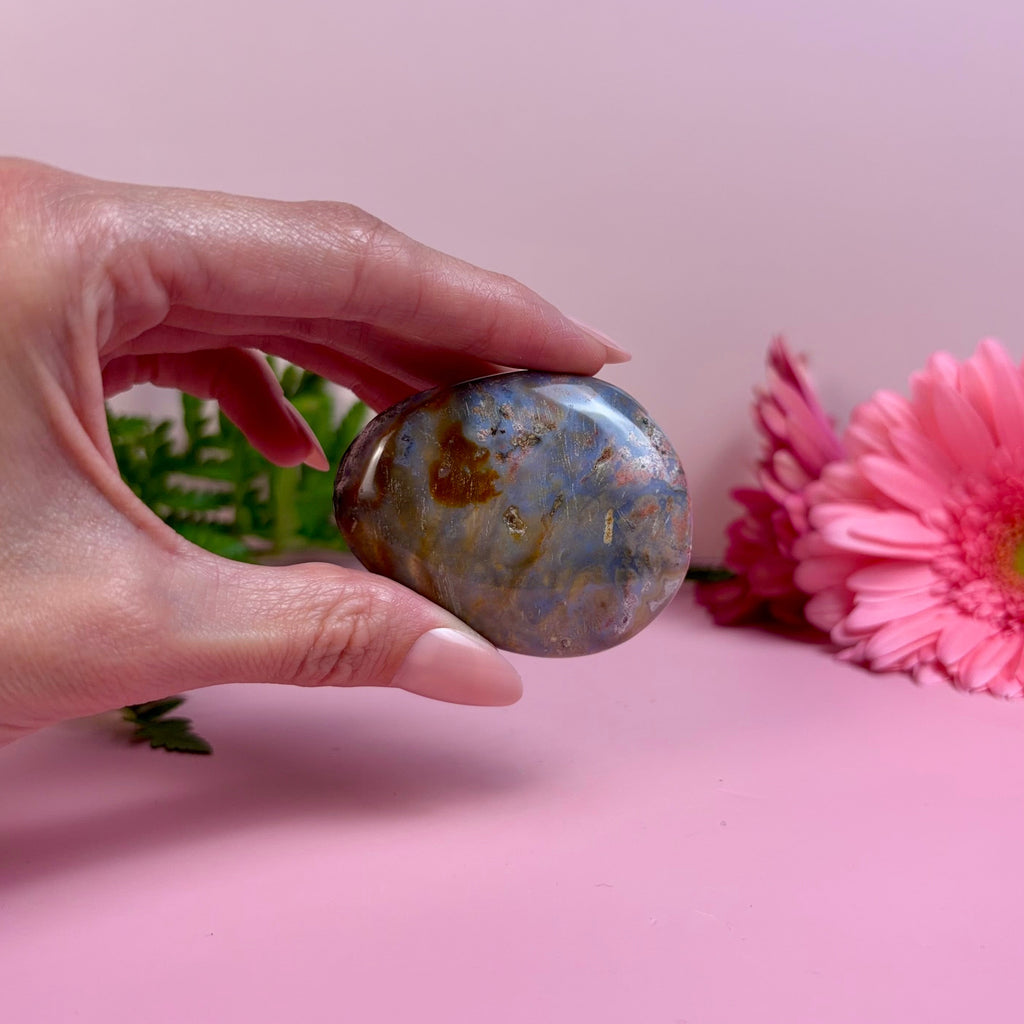 Sea Jasper Palm Stone | H