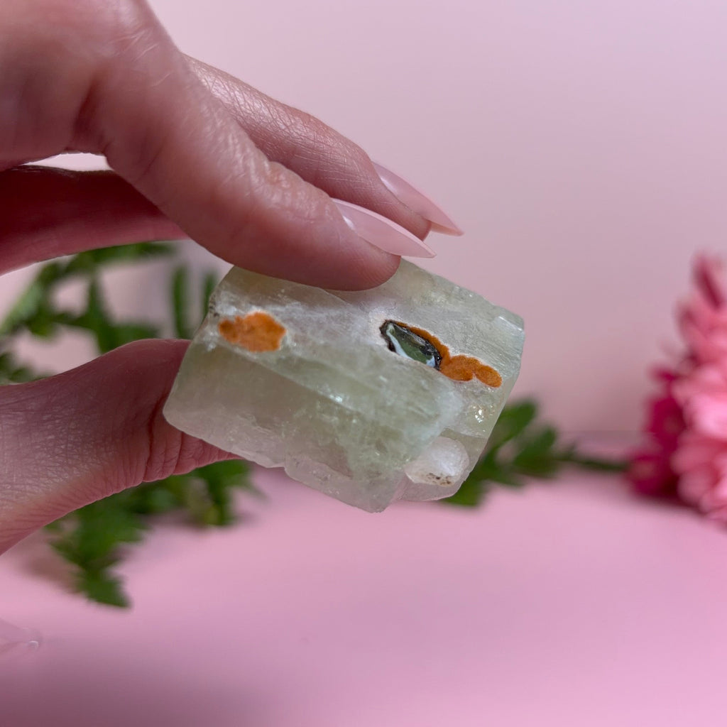 Eye Inclusion Apophyllite Cube