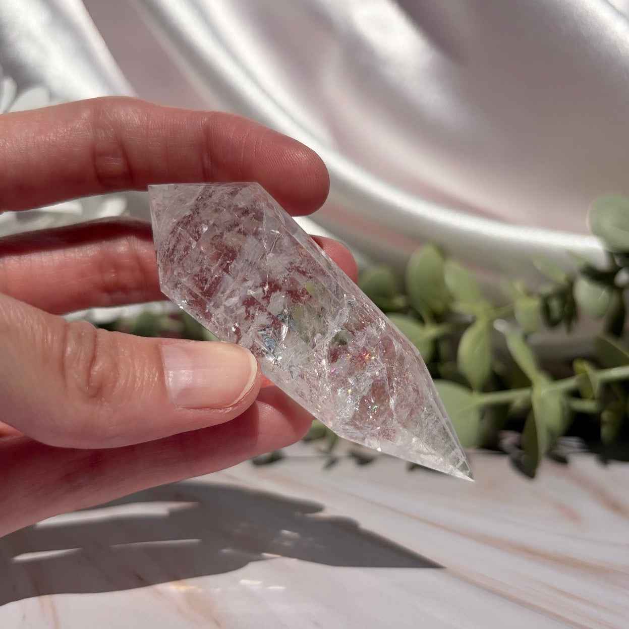 Clear Quartz Rainbow Vogels