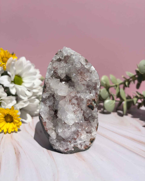 Apophyllite on Chalcedony Caves